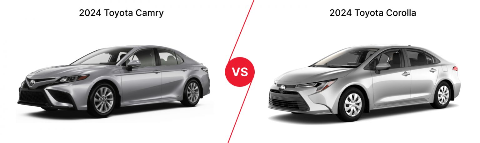 2024 Toyota Camry vs 2024 Toyota Corolla Comparison - Eastway Toyota