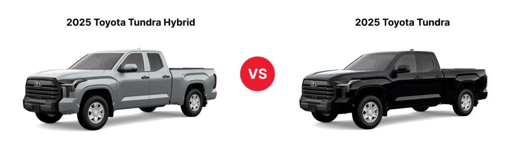 2025 Toyota Tundra Hybrid Vs 2025 Toyota Tundra