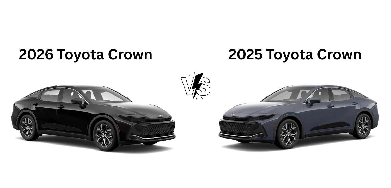 Compare 2026 Toyota Crown vs 2025 Toyota Crown
