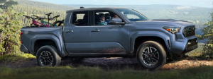 2026 Tacoma with trucks in the back.